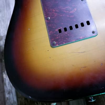 Keith Holland Custom S-ANS #1327 - Nitro 3-Tone Sunburst image 25