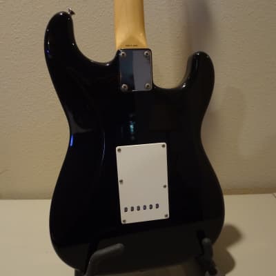 FENDER Stratocaster Left Handed Made In Japan 1984 - 1987 Black image 7
