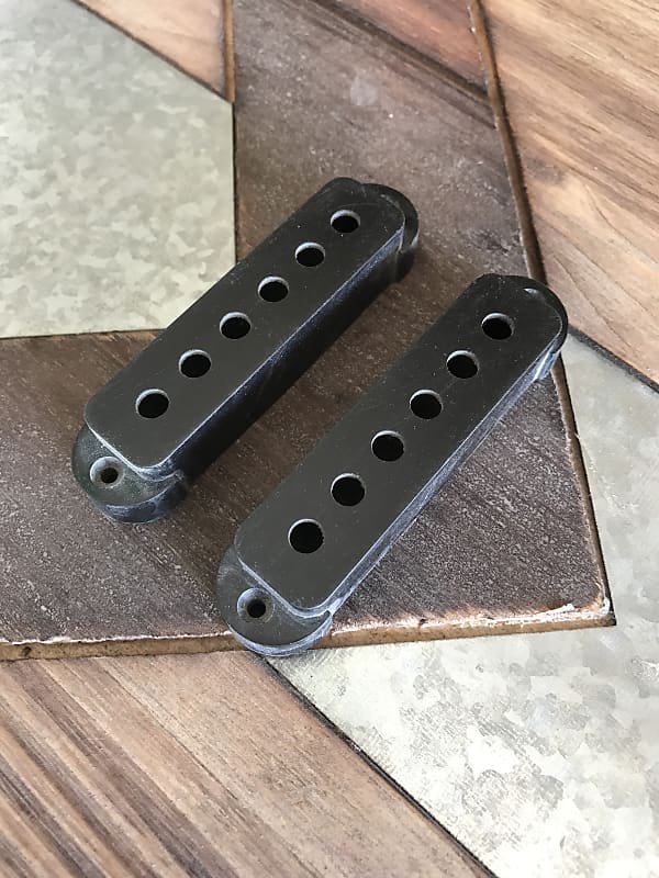 Real Life Relics Black Jaguar® Pickup Covers (Set of 2) Reverb