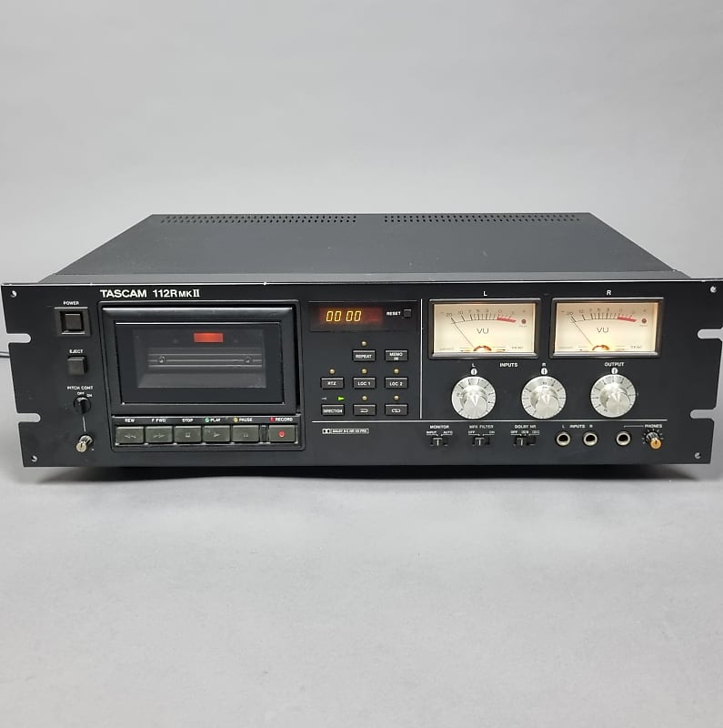 TASCAM 112R MKII カセットデッキ TASCAM 112R MKII Professional Master Cassette Deck | Reverb
