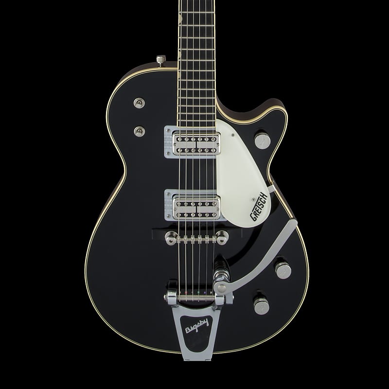 Gretsch G6128T-59 Vintage Select ’59 Duo Jet with Bigsby TV Jones Black image 1