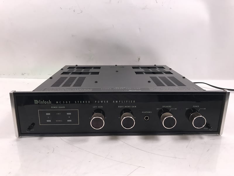 McIntosh MC502 50-Watt Stereo Solid State Power Amplifier image 1