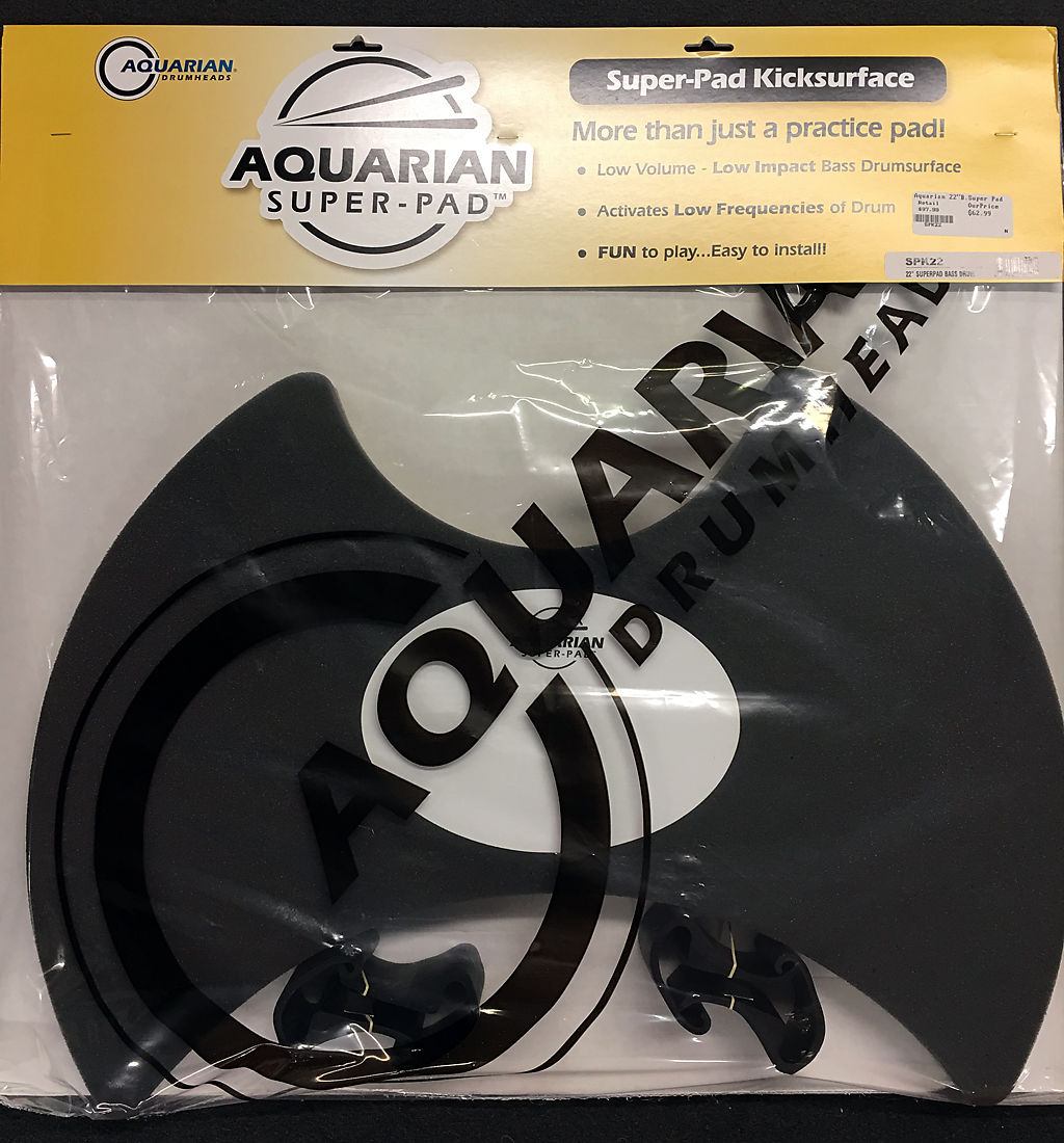 Aquarian super pad bass drum sale