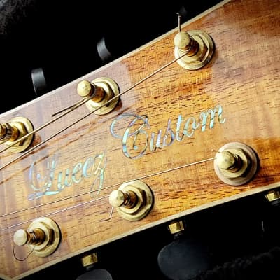 Lueez Custom Acoustic Guitar (Ayers Guitar Factory) [Handmade - One of a kind] OM / Koa / Sprunce image 5