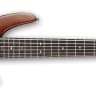 Ibanez SR506 BM SR Series Electric 6-String Bass Guitar Bartolini Pickups Brown Mahogany Finish
