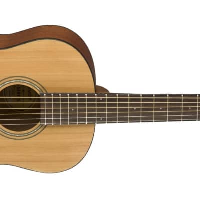 Fender FA-15 3/4 Scale Acoustic Guitar, Walnut Fingerboard, Natural w/ Gig Bag image 2