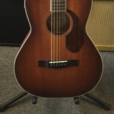 Fender Paramount Parlor PM-2E LTD AM Aged Cognac Burst Limited Edition image 1