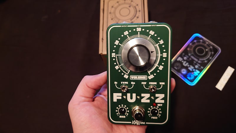 King Tone Guitar miniFUZZ V2 LTD Green Green | Reverb Poland