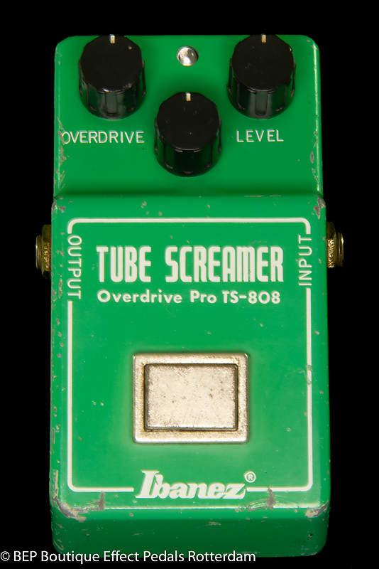 Ibanez TS-808 Tube Screamer with JRC4558D op amp 