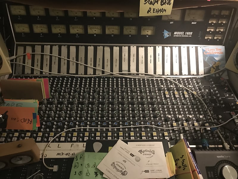 API 1608 mkI 16-Channel 8-Bus Recording Console Unloaded | Reverb