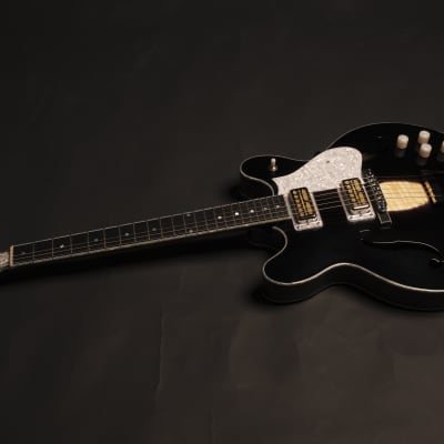 Hammett H780 'Black Pearl' 2022 Black-Burst / ES-330 / Harmony H77 image 15