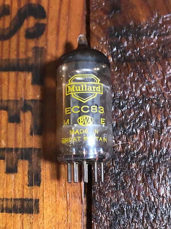 Vintage 1965 Mullard ECC83 Preamp Tube 12AX7 Valve Blackburn | Reverb