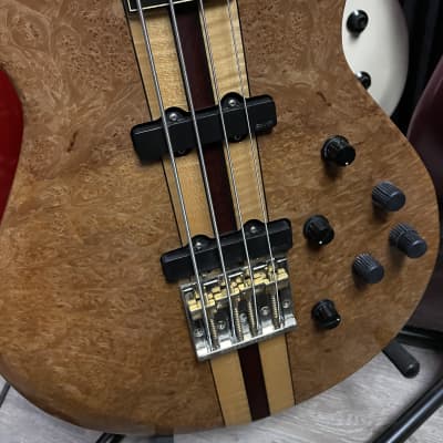 1983 Moonstone Eclipse Deluxe Steve Helgeson Hand Made 4 String Bass! image 4