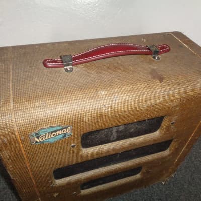 Valco National Tweed Amp 1954  Just Serviced image 2