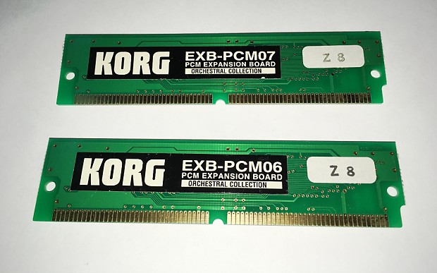 Korg EXB-PCM06/07 Triton Expansion boards | Reverb