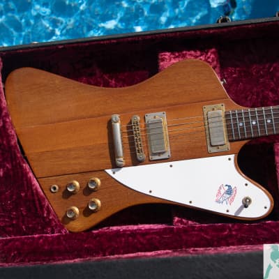 Classic 1976 Gibson  Firebird Bicentennial Edition - Natural - w OHSC - Pro Set Up by Lays Guitar! image 9