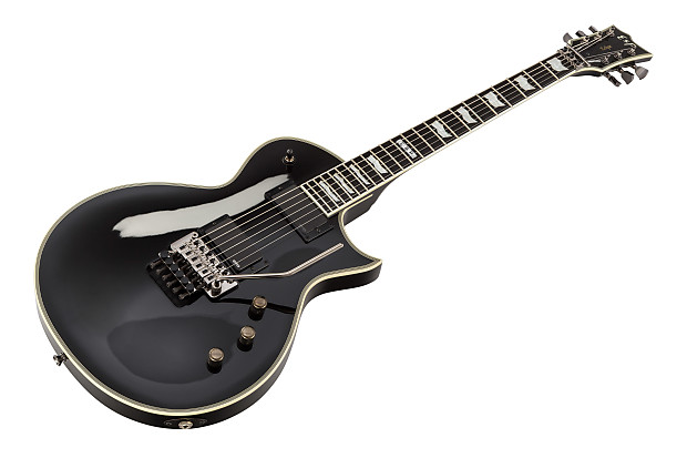 ESP Eclipse-II USA FR Floyd Rose EMG BK - Black | Reverb