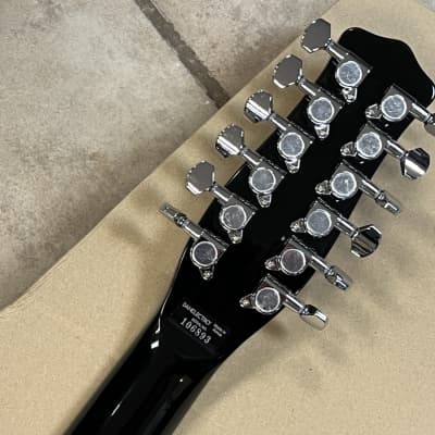 Danelectro 59X12 12-String Electric Guitar Black image 8