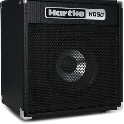Hartke HD50 1x10" 50-watt Bass Combo Amp  Bundle with Pro Co EG-10 Excellines Straight to Straight Instrument Cable - 10-foot image 3