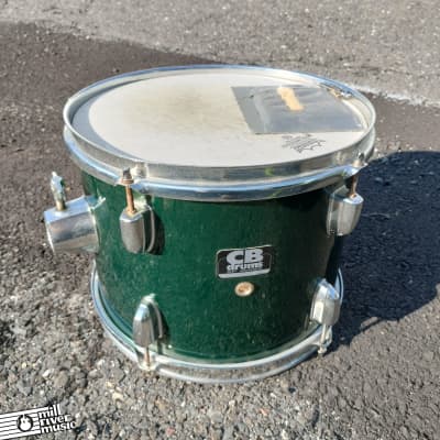 CB Drums 5-Piece Drum Set Shells Kit Green 5pc image 4