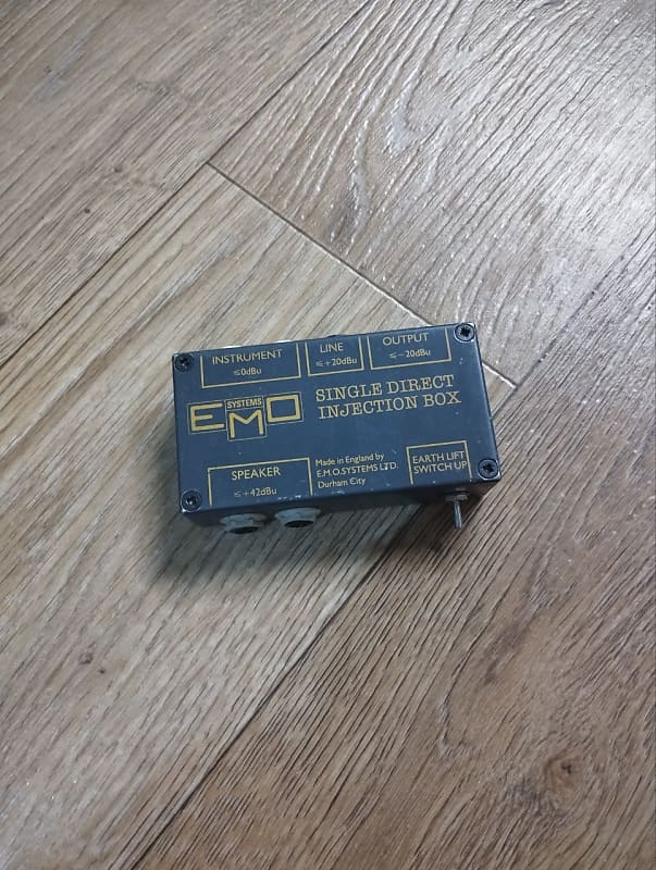 EMO E520 DI BOX Single Channel Passive DI Box Reverb