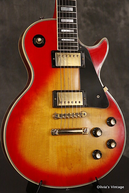 Gibson Les Paul Custom 1978 Cherry Sunburst | Reverb