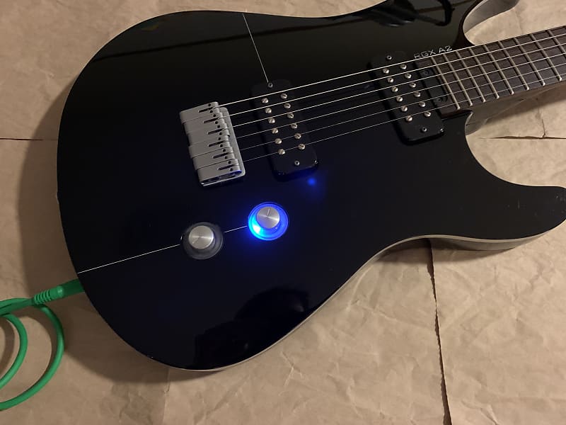 Yamaha RgxA2 Black. Rgx A2 electric guitar.