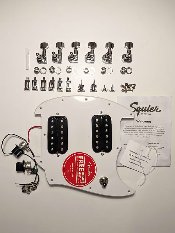 Squier By Fender Bullet Mustang Hh Loaded Pickguard Pickups Reverb 5595