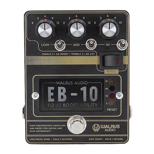 Walrus Audio EB-10 Preamp/EQ/Boost imagen 2