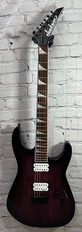 Jackson X Series Soloist SLX HT Spalted Maple Transparent Purple Burst Guitar image 1