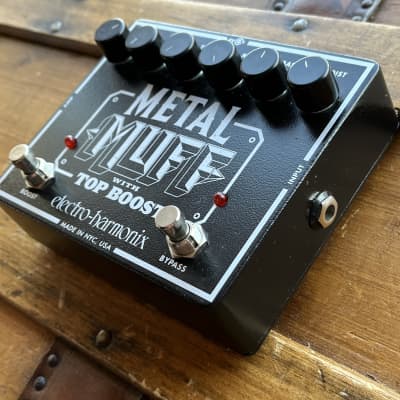 (17726) Electro-Harmonix Metal Muff Distortion with Top Boost 2006 - Present - Black image 1