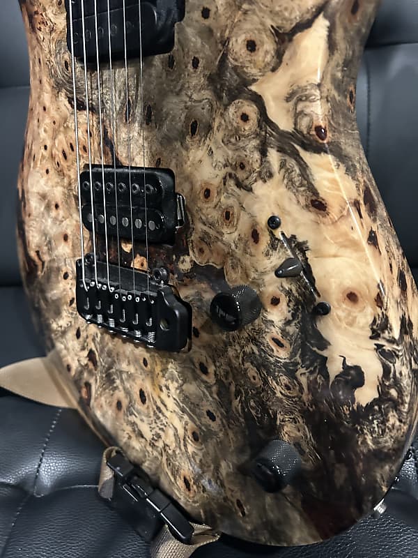 Kiesel Aries 6 string - Solid Buckeye Burl!