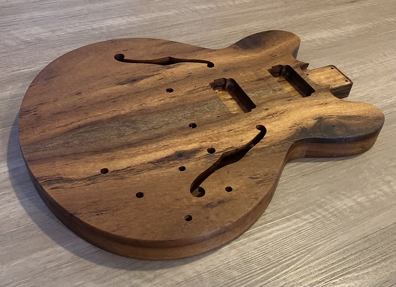 Weasel Guitars Stunning Brazilian Walnut (Imbuia) Es-335 | Reverb