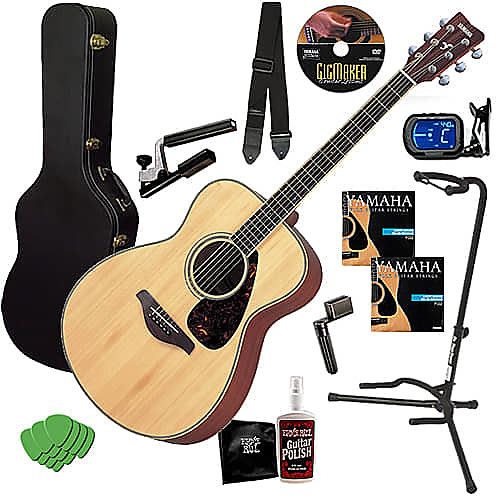 Yamaha FS720S Small-Body Folk Acoustic Guitar - Natural | Reverb