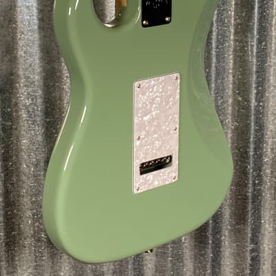 G&L USA 2022 Fullerton Deluxe Legacy HB Matcha Green Guitar & Bag #8084 Used image 8