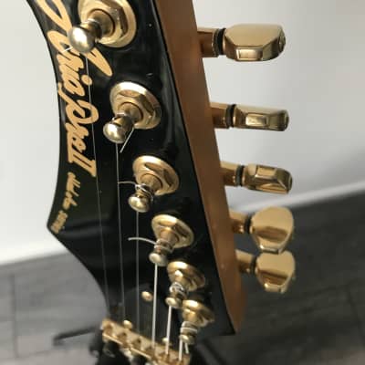 1993 Aria Pro II Strat Sunburst Maple top left handed image 16