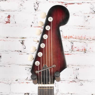 Teisco Single Pickup Vintage Electric Guitar, Sunburst x1637 (USED) image 5