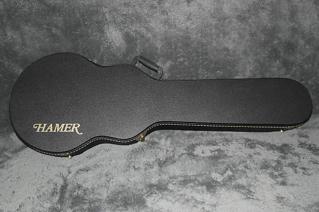 Hamer Sunburst A T GC1143 Hardshell CASE Black Also Fits XT Series Monaco And Special Jr. Les Paul