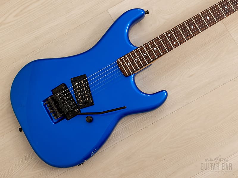 1985 Kramer Baretta Vintage Superstrat Candy Blue Neptune, NJ | Reverb