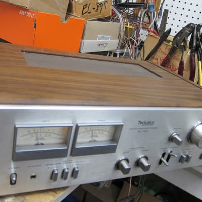 Technics SU-7300 Stereo Amp VU Back Lit VU Meters, Phono, Ex Sound, Japan 1970s image 2
