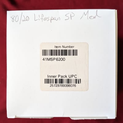Box of 10 Packs of Martin MSP6200 SP Lifespan 80/20 Bronze Medium Acoustic Strings 2010s image 4