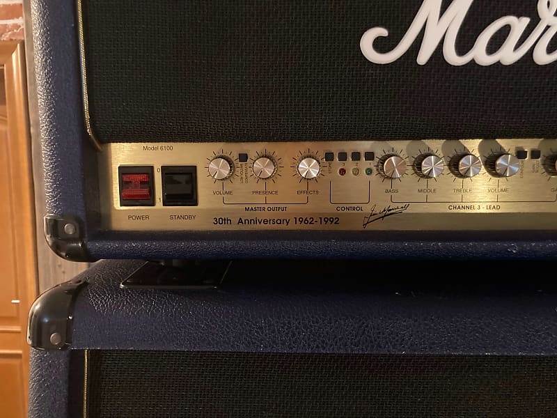 Marshall MODEL6100 30th Anniversary 1962-1992 + 6960A - アンプ