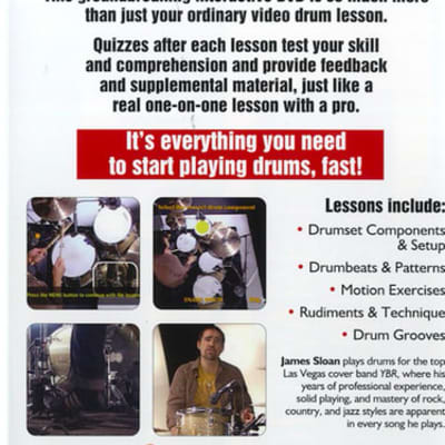 Hal Leonard Drumset Method - Hands On Drums! DVD image 2