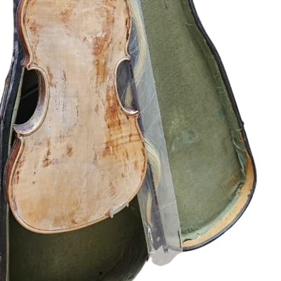 Nicolaus Amatus Fecit in Cremona 1614 4/4 Violin Antique - Natural Brown image 3