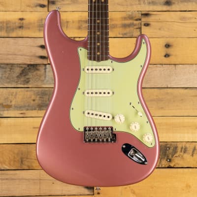 Fender Custom Shop LTD Journey 64 Stratocaster - Closet Classic Aged Burgundy Mist Metallic - 7lbs 14oz! image 2