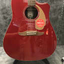 Fender California Series Redondo Player Dreadnought with Electronics 2019 Hot Rod Red Metallic