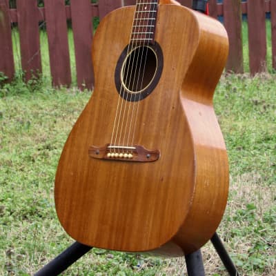 ~All Solid Mahogany~ 1971 Fender by Harmony F-1030 / H165 - Folk Player's Dream! w/ Pickup! USA! image 1