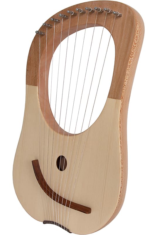 Mid East 16" Lyre Harp 10 String + String Set and Gig Bag image 1