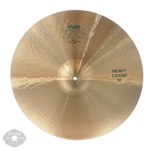Paiste hot sale 505 crash