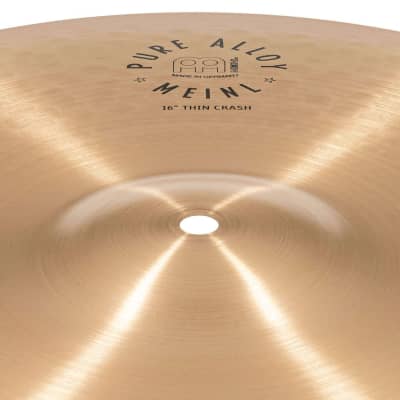 Meinl Pure Alloy Thin Crash Cymbal 16" image 2